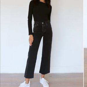 Aritzia Farrah High rise Wide Leg Jeans
